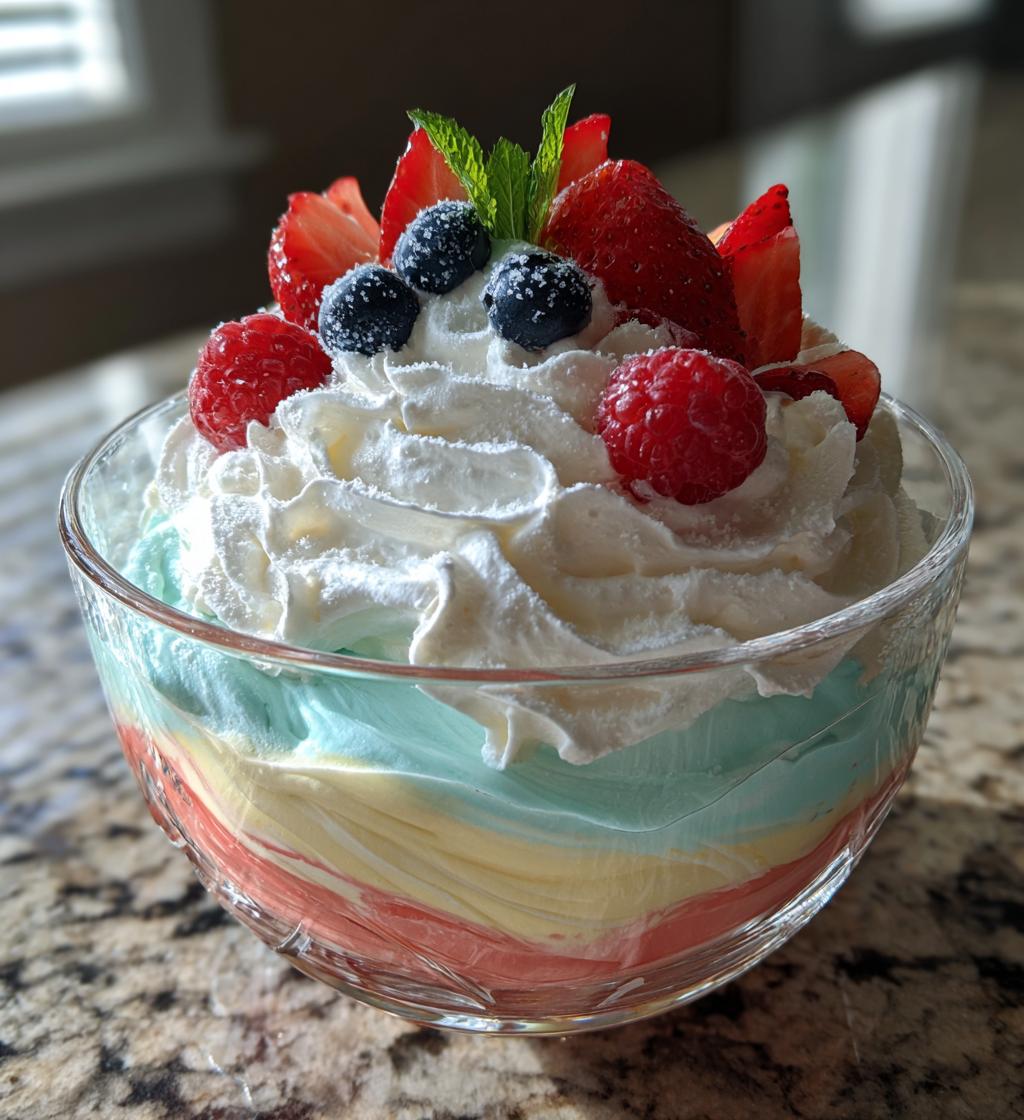 refreshing greek yogurt jello fluff - detail 1