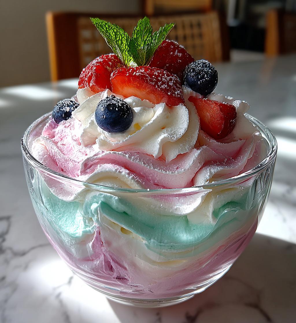 refreshing greek yogurt jello fluff