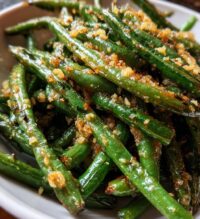 roasted parmesan green beans