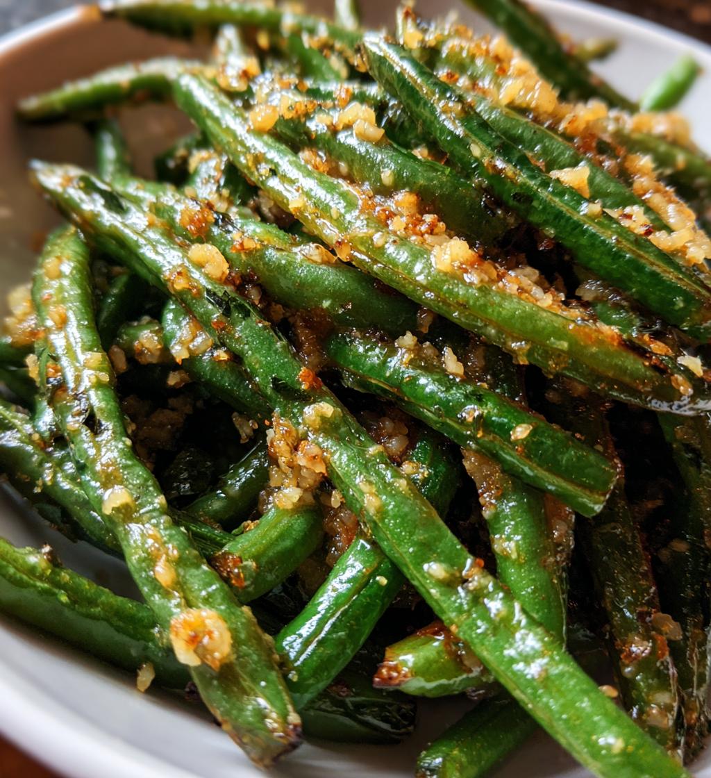 roasted parmesan green beans