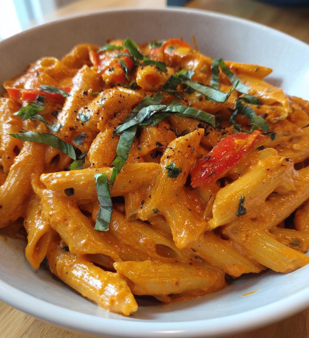roasted red pepper pasta
