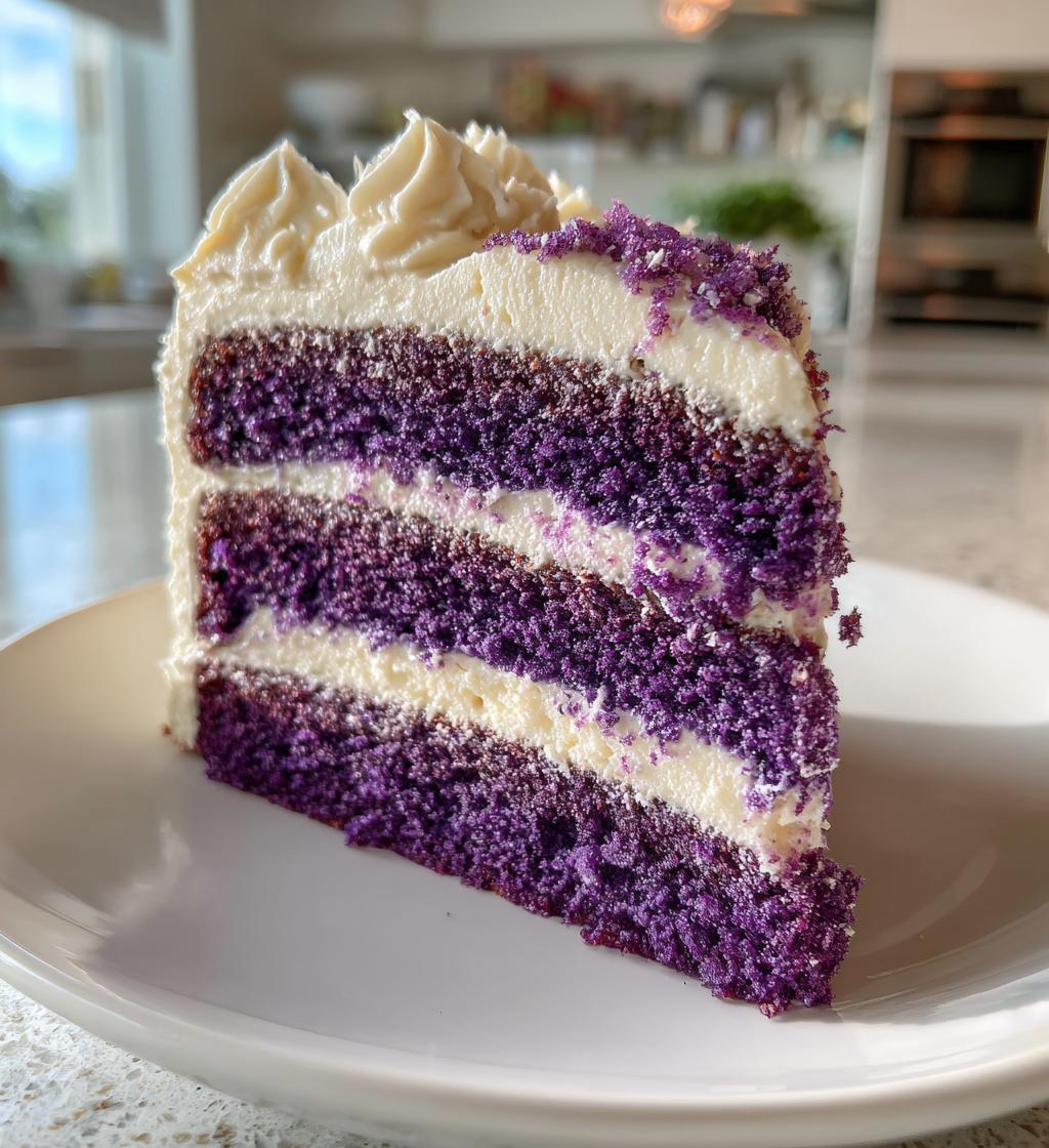 royal purple velvet cake