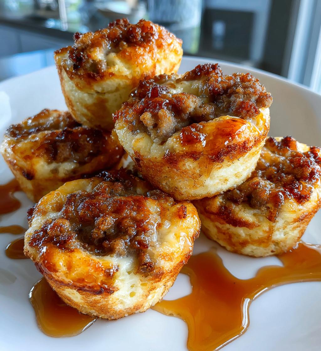 sausage pancake bites