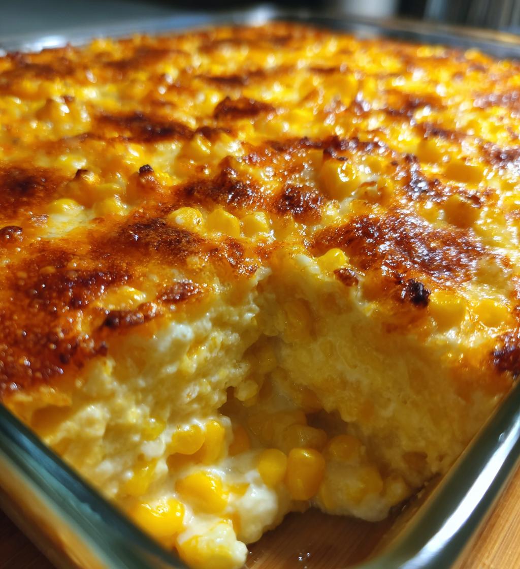 scalloped corn - detail 1