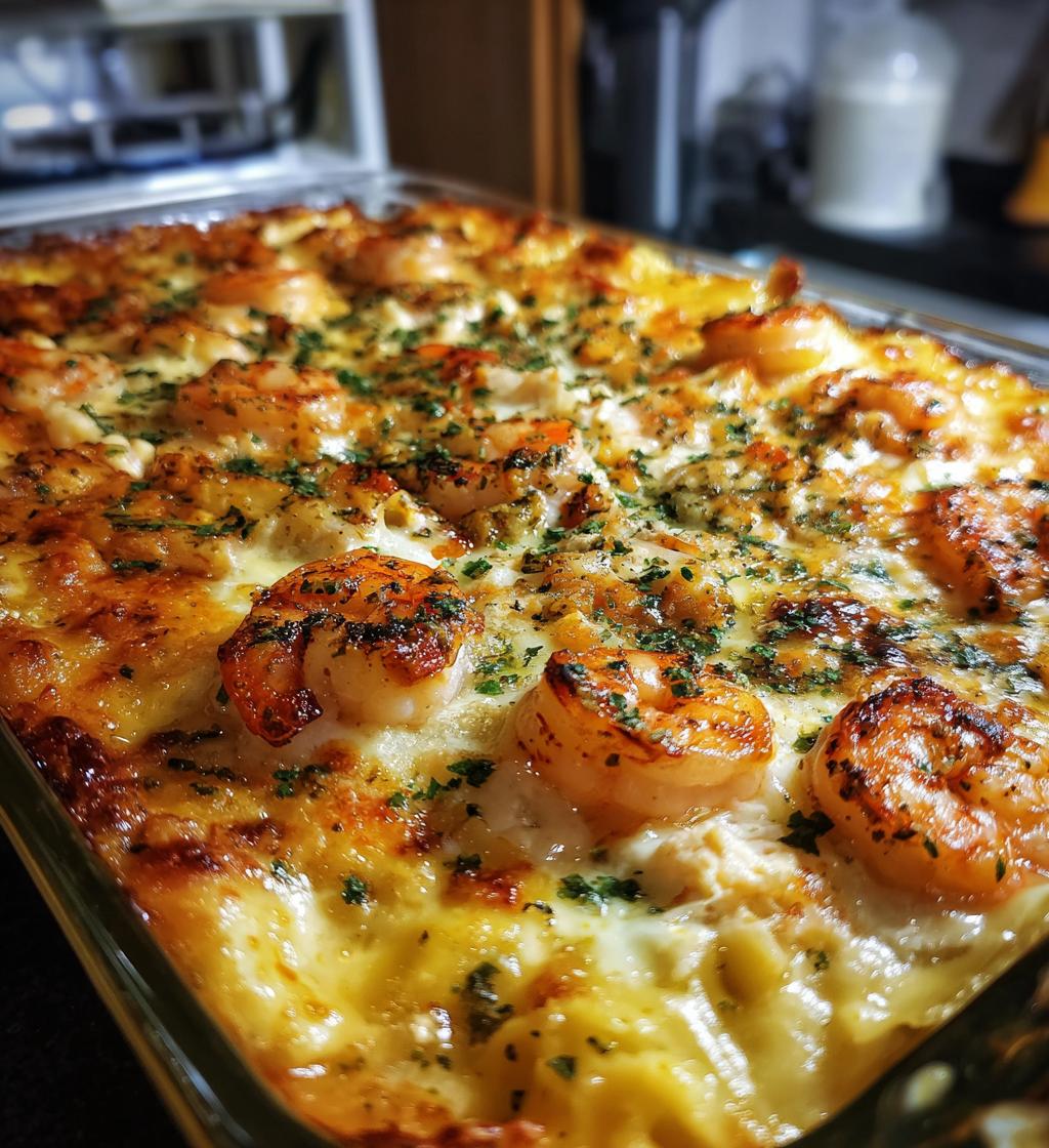 seafood lasagna creamy cheese - detail 1