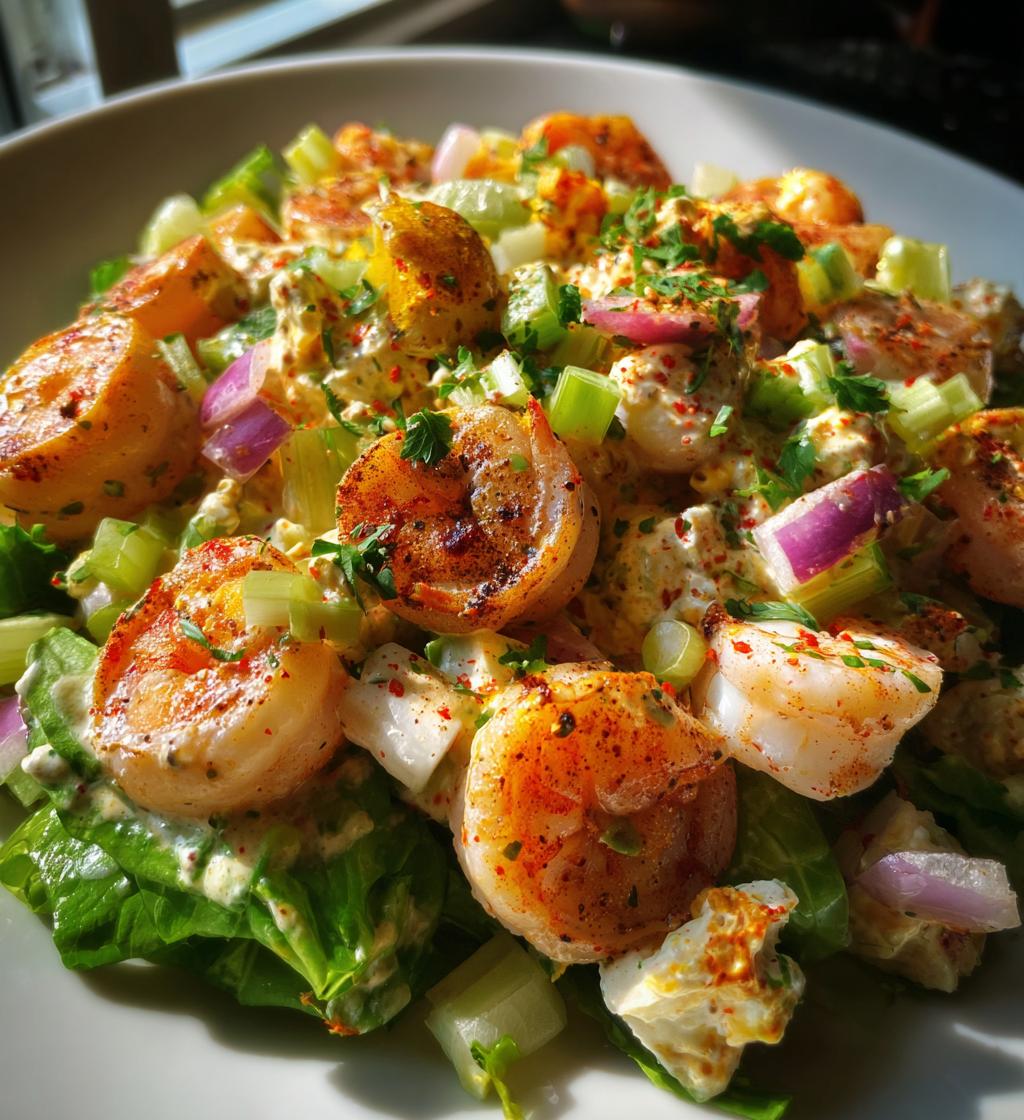 seafood salad - detail 1