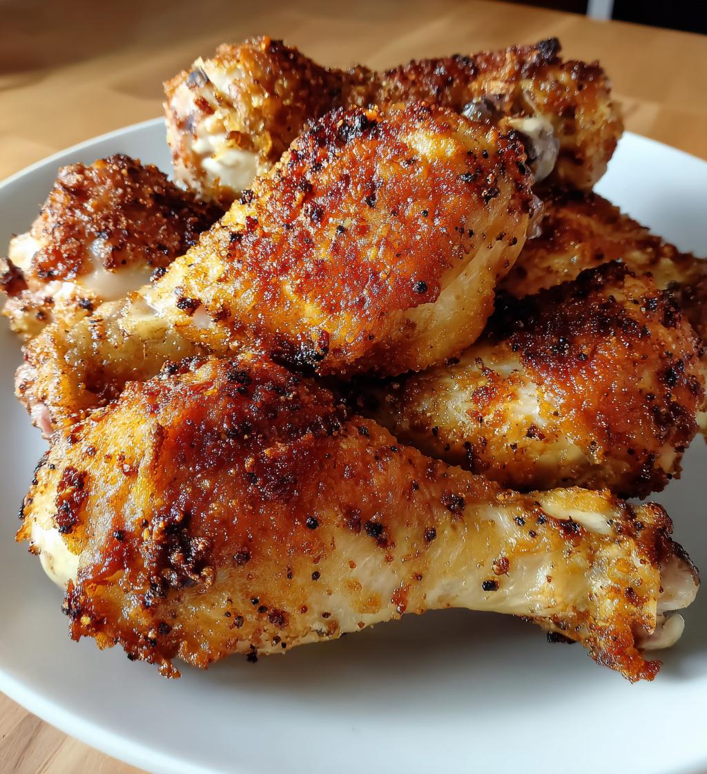 seasoned crispy chicken drumsticks - detail 1