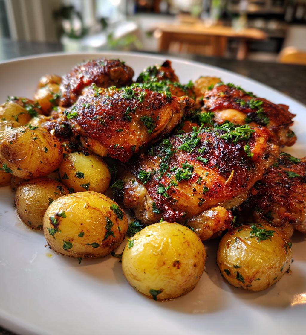 sheet pan chicken and potatoes