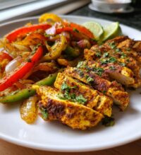 sheet pan chicken fajitas