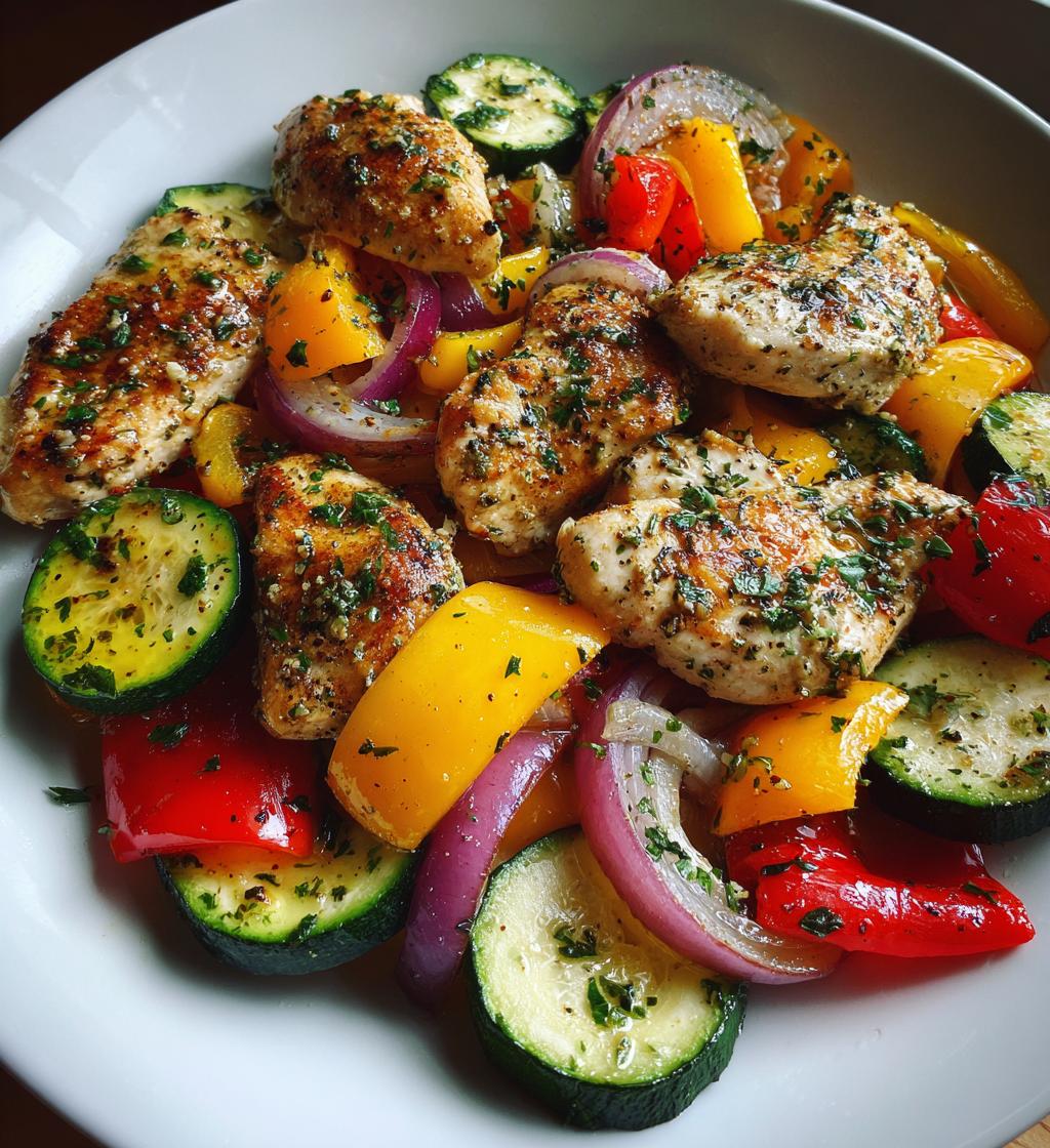 sheet pan greek chicken veggies
