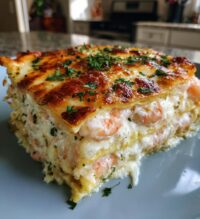 shrimp scampi lasagna