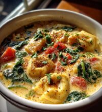 slow cooker creamy tortellini soup