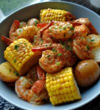 slow cooker southern shrimp boil
