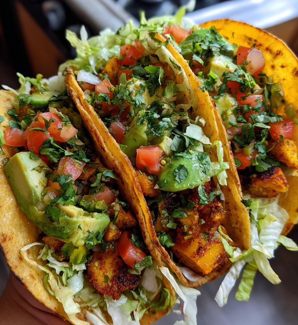 smashed potato tacos - detail 1