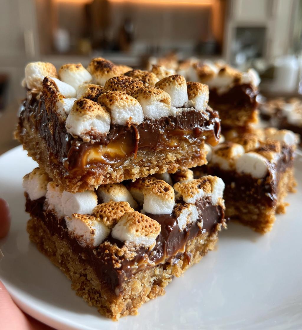 smores bars - detail 1