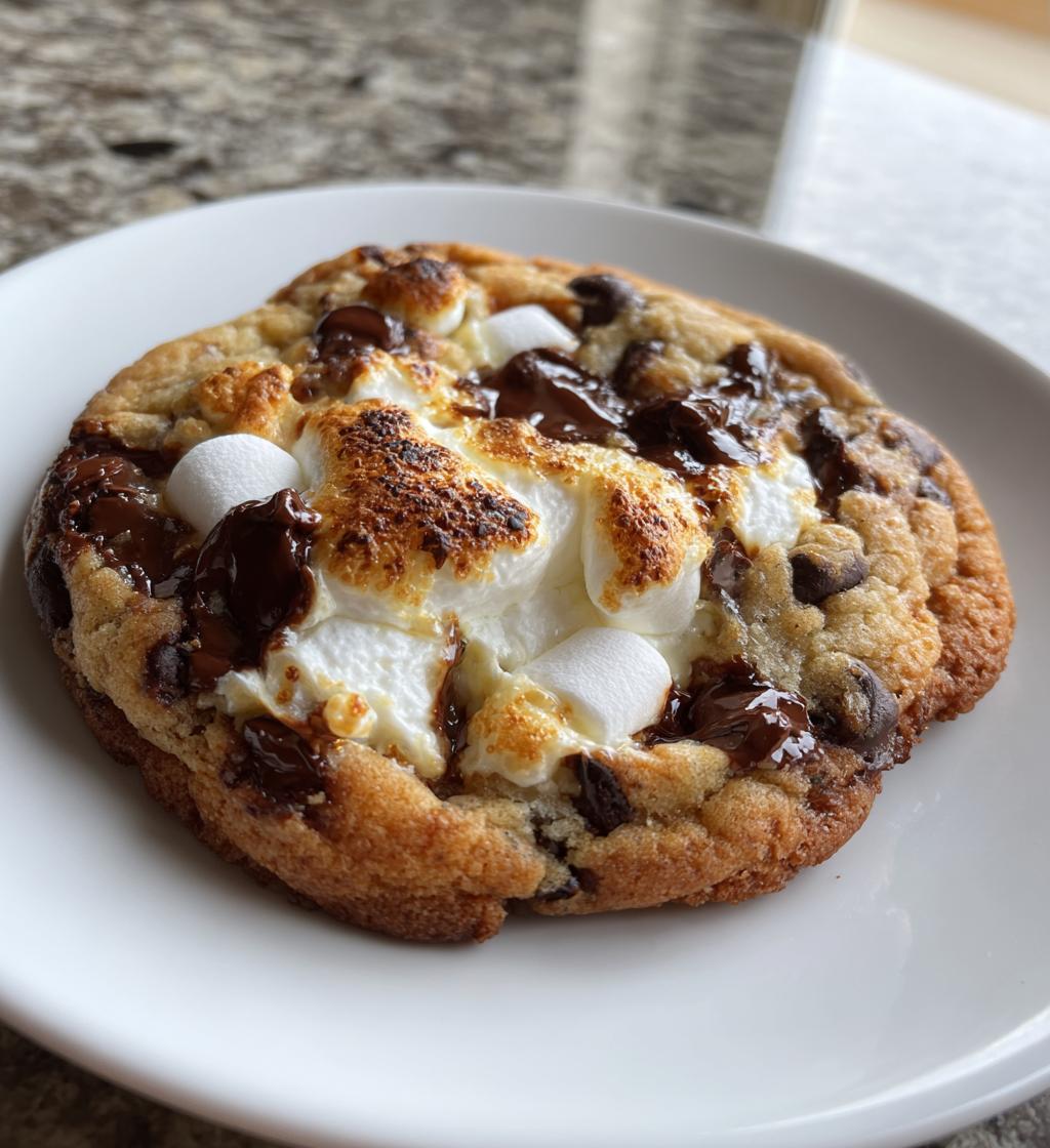 smores chocolate chip cookies