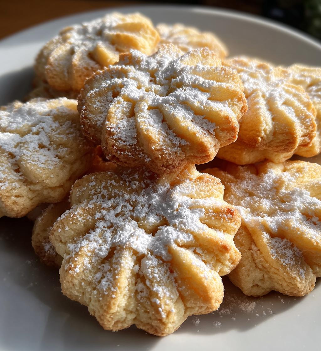 soft and buttery spritz cookies - detail 1