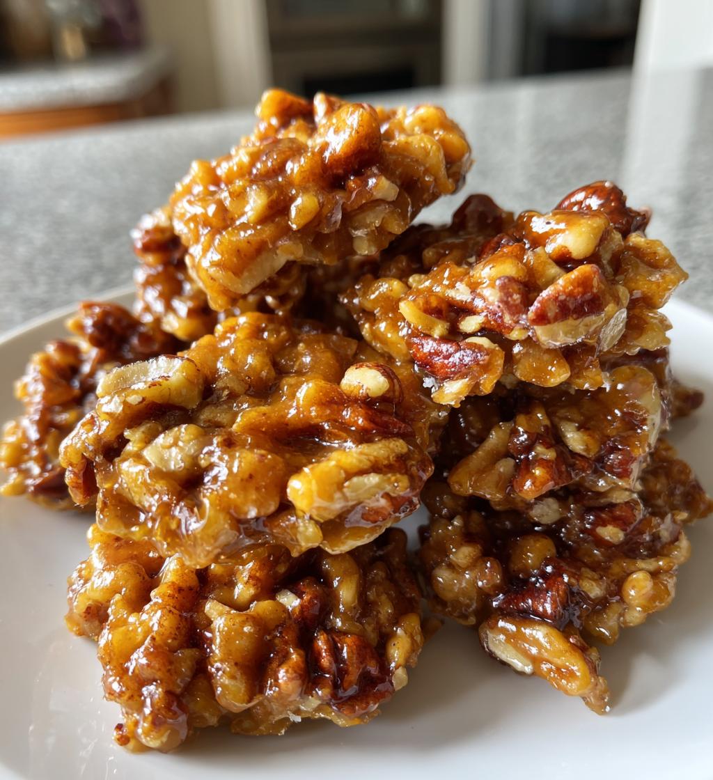 southern pecan praline clusters