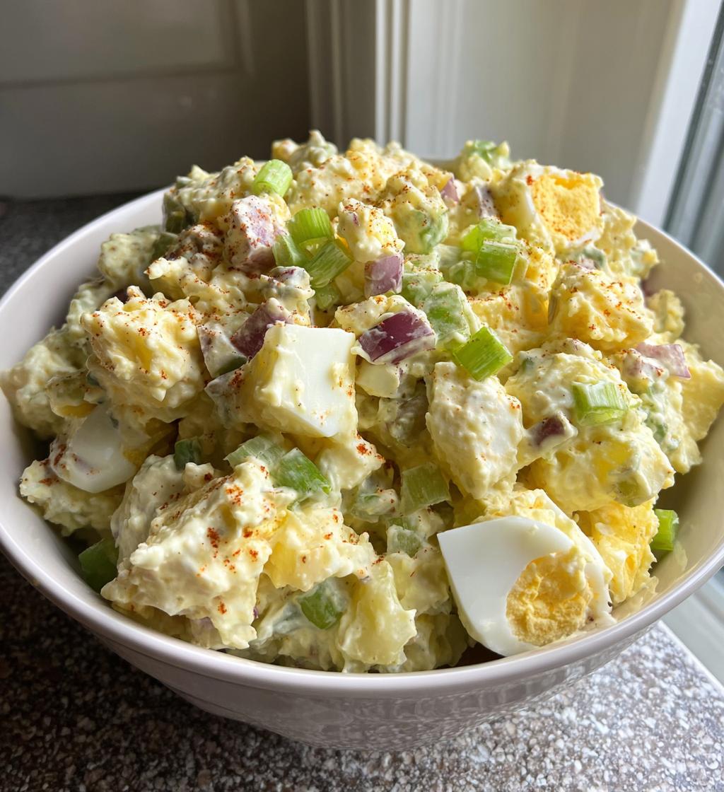 southern potato salad - detail 1