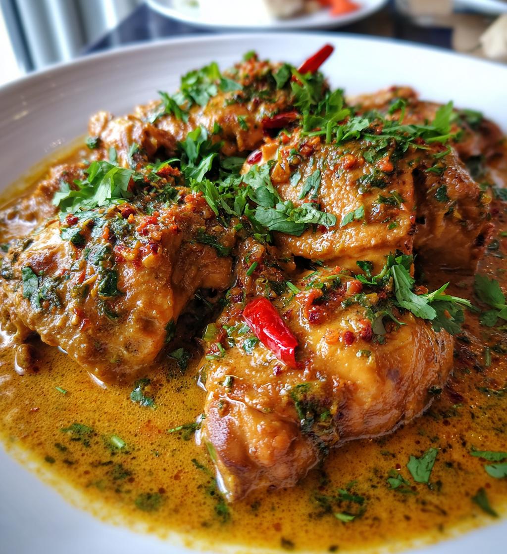 spicy brazilian coconut chicken - detail 1