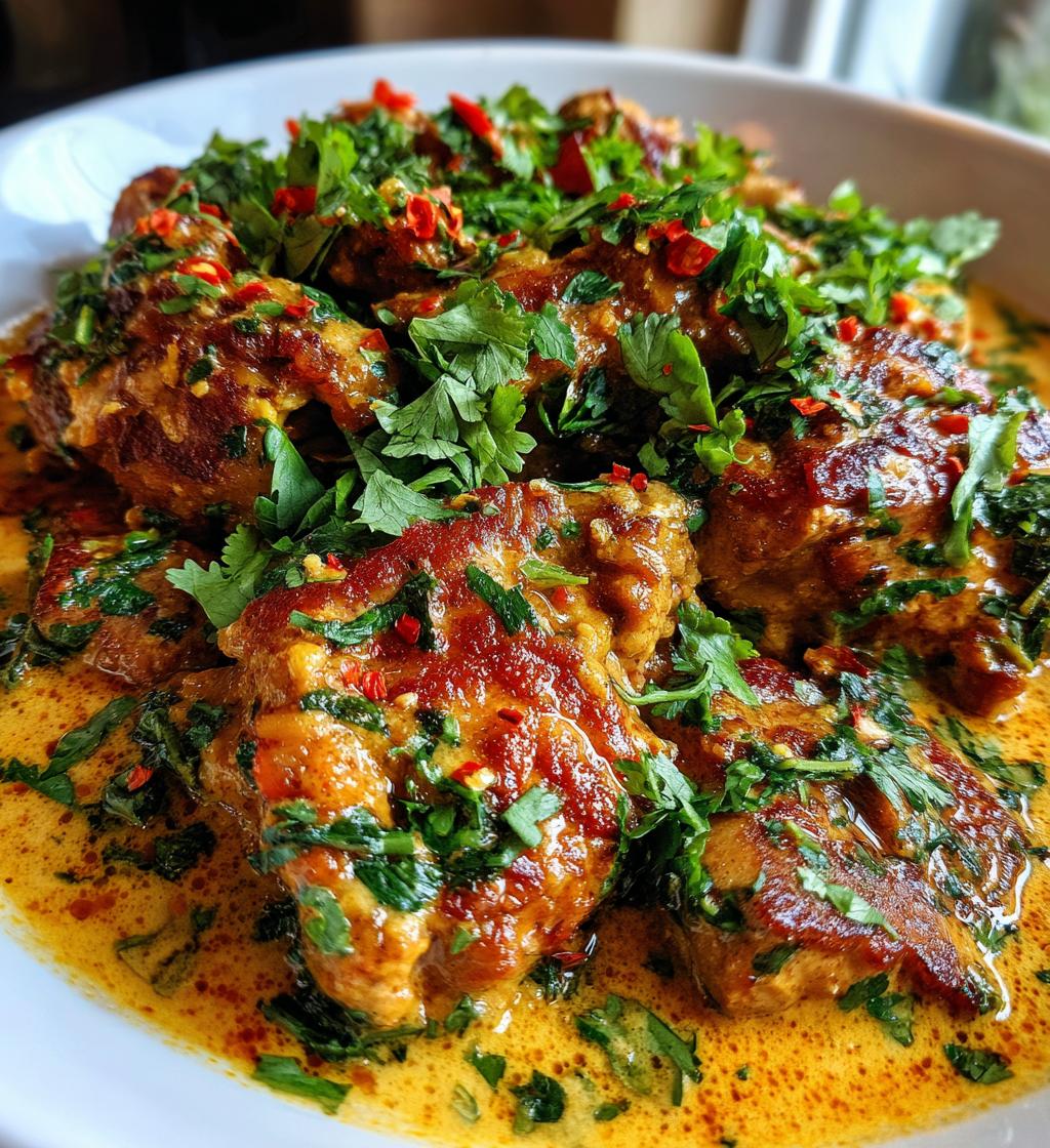 spicy brazilian coconut chicken