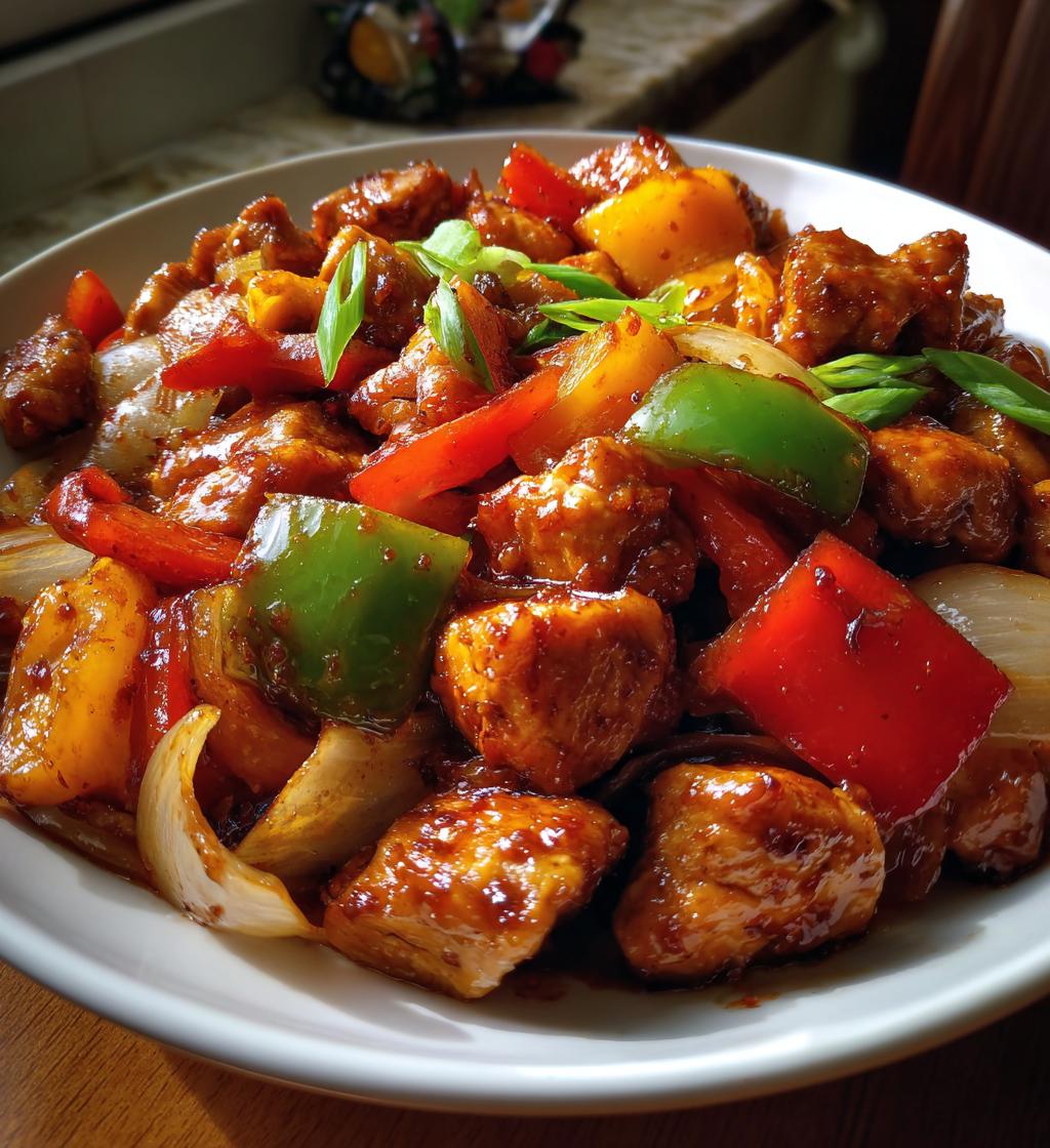 spicy ginger chicken - detail 1