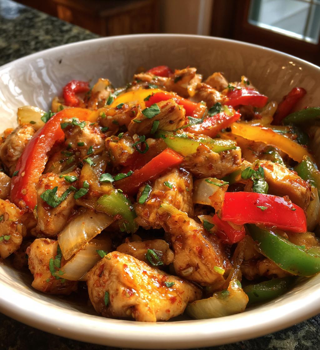 spicy ginger chicken