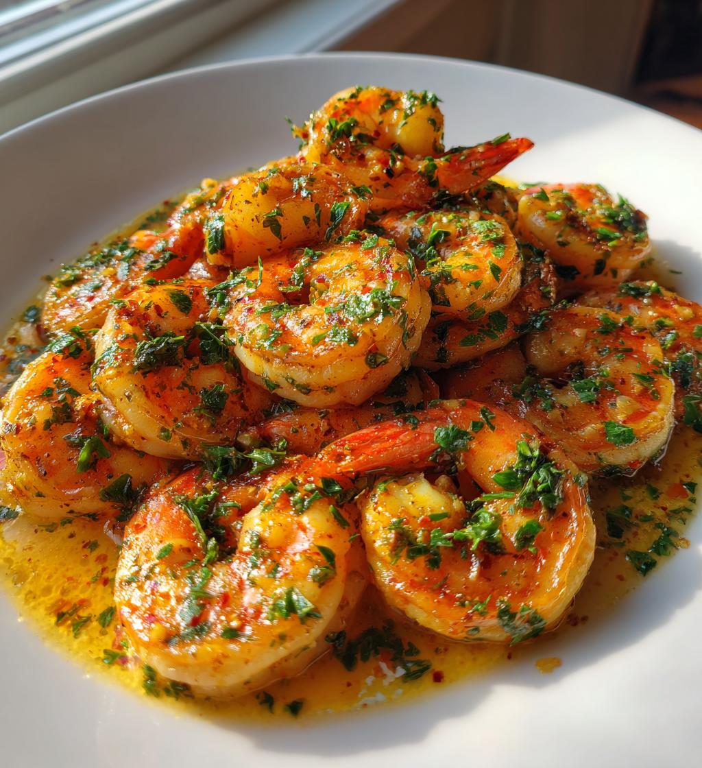 spicy lemon garlic shrimp