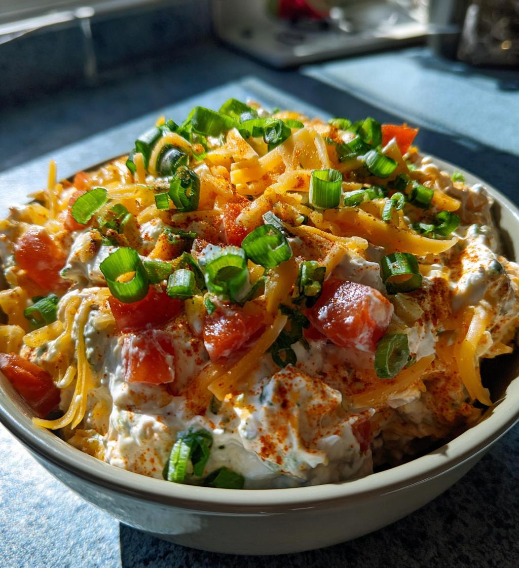 spicy ranch taco dip - detail 1