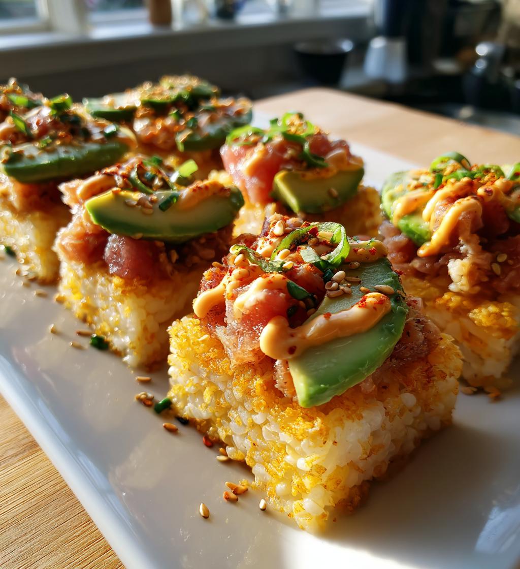 spicy tuna crispy rice