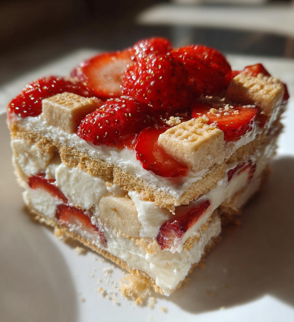 strawberry banana pudding - detail 1