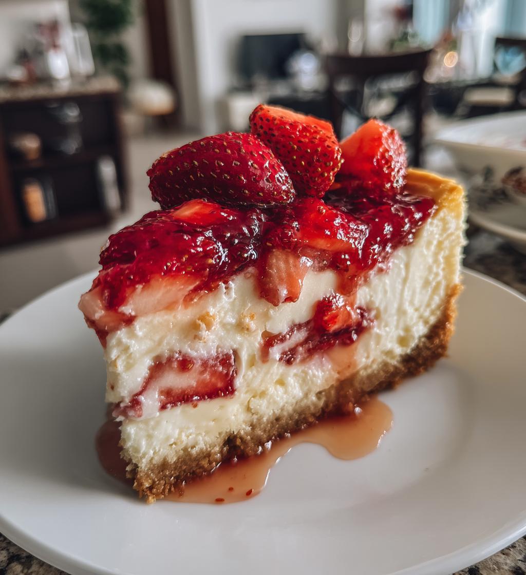 strawberry cheesecake recipe - detail 1