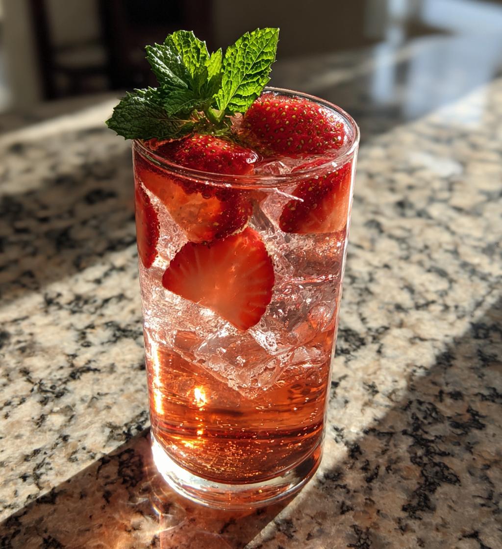 strawberry sweet tea