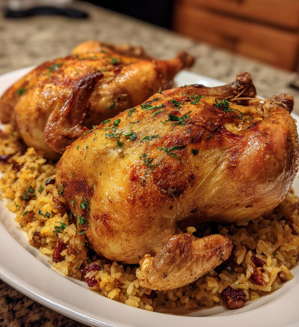 stuffed cornish game hens