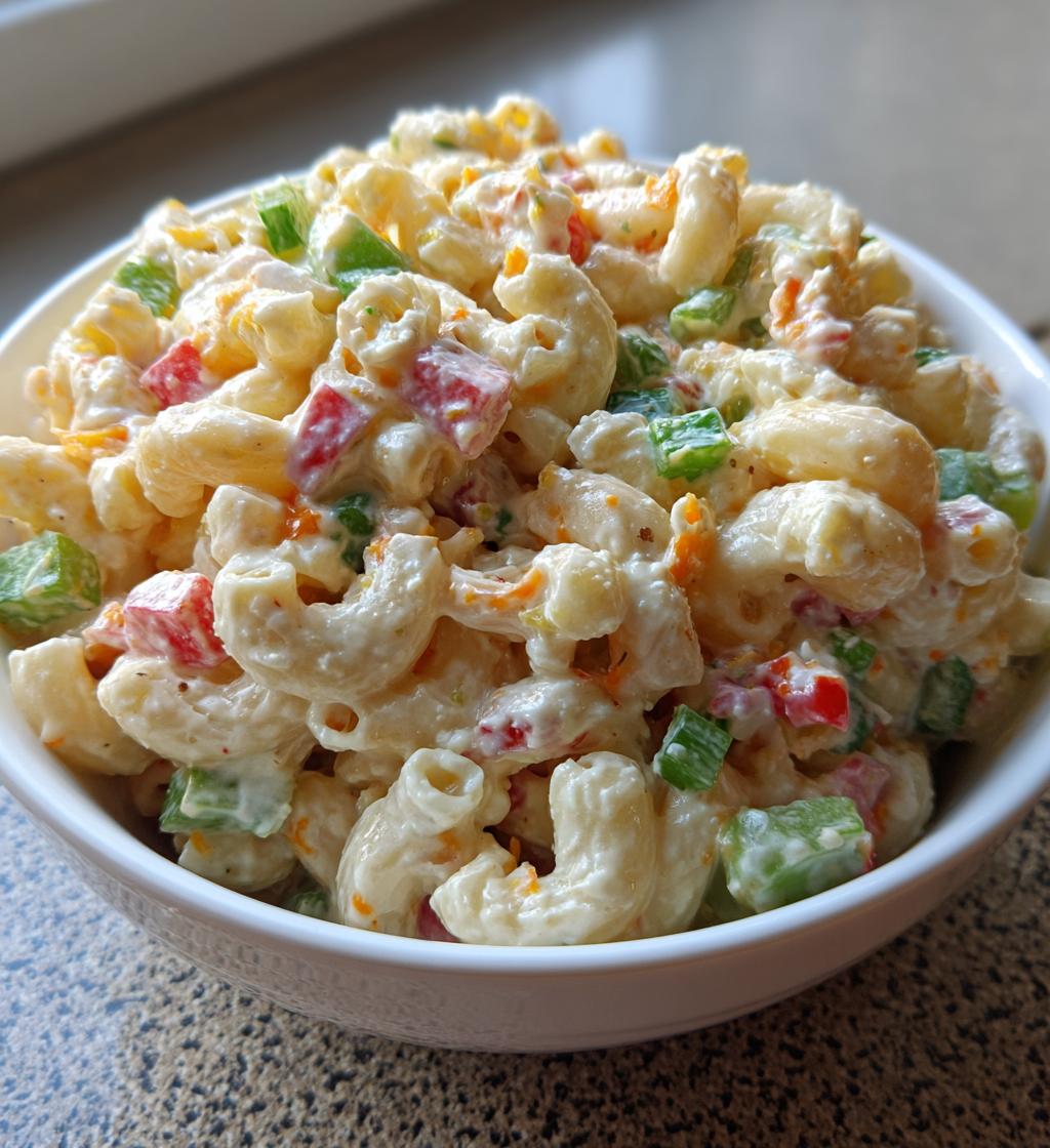 sweet amish macaroni salad