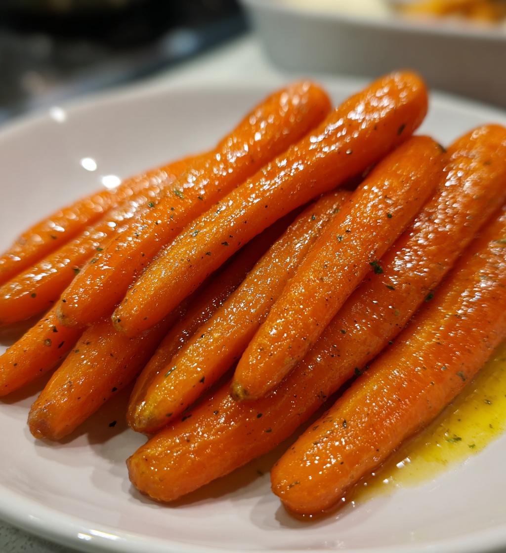 sweet honey glazed carrots