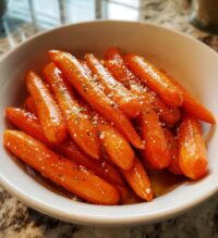 sweet honey glazed carrots