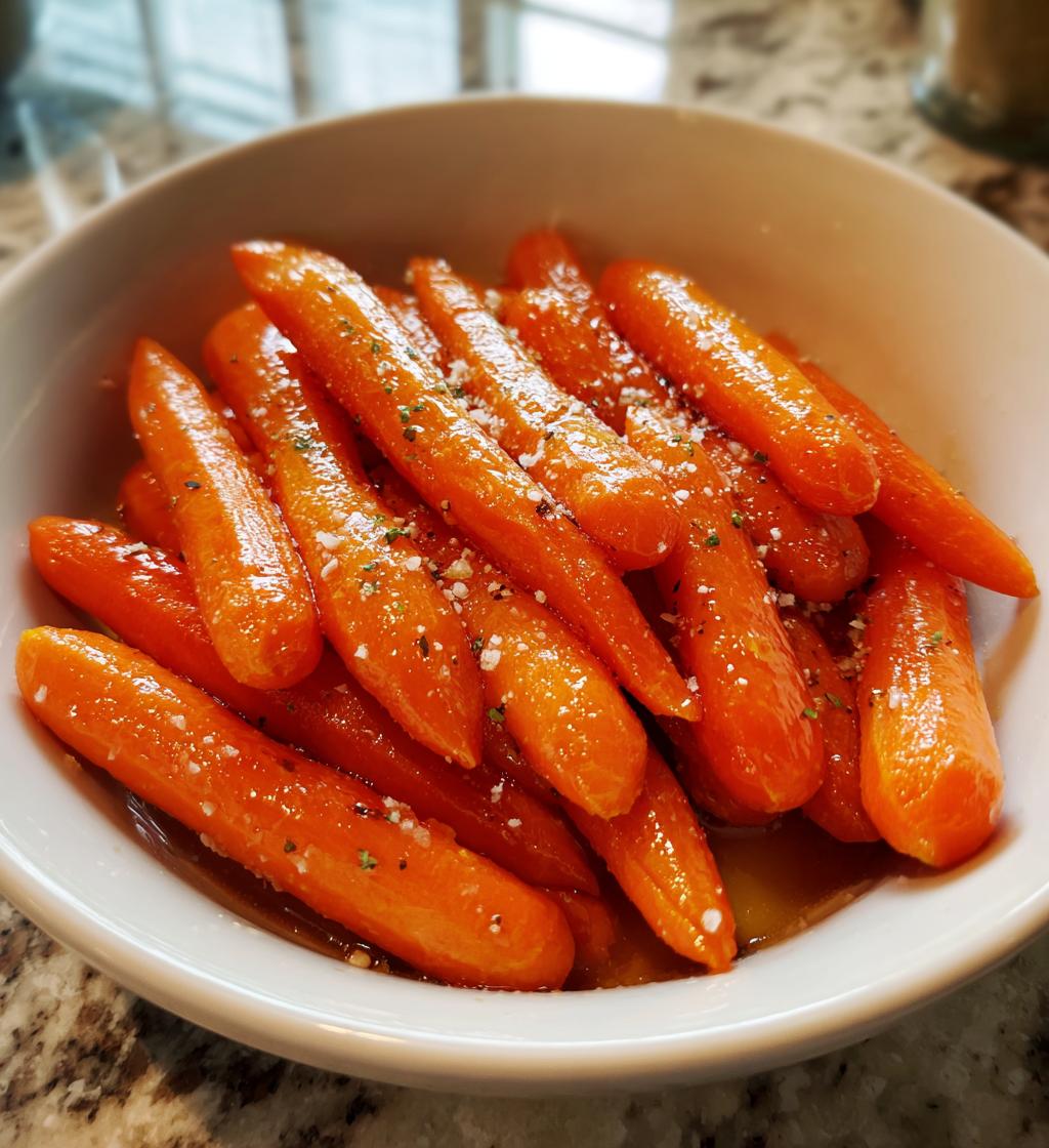 sweet honey glazed carrots