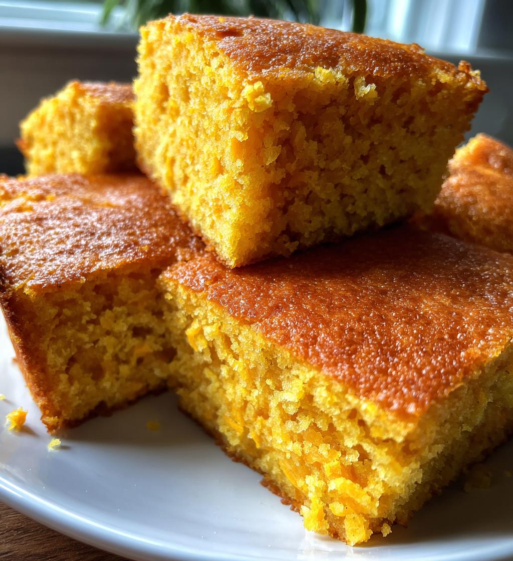 sweet potato cornbread - detail 1