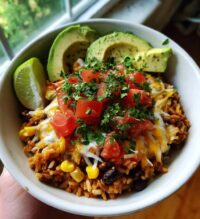 taco rice bowl