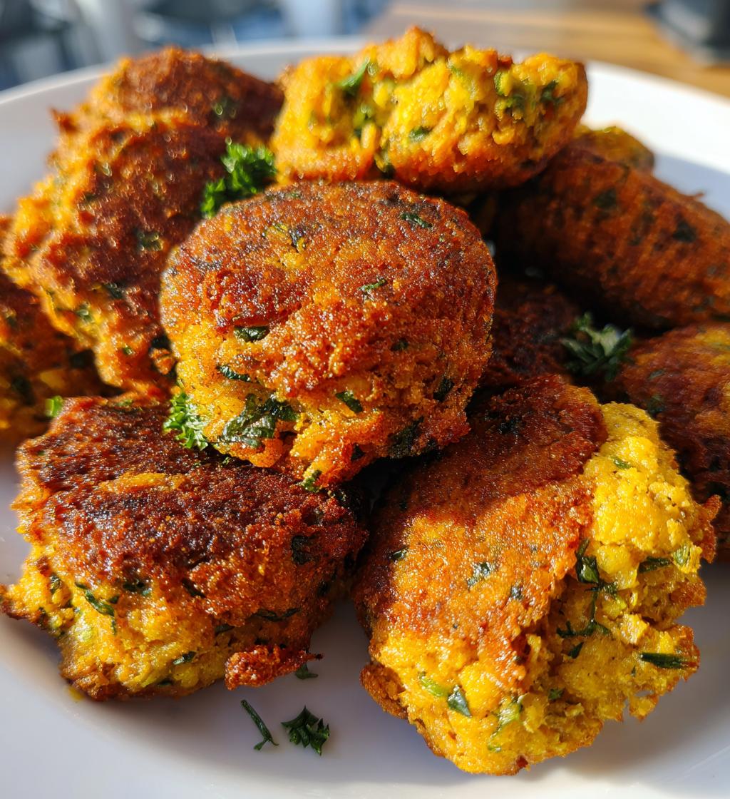 tasty vegan chickpea nuggets