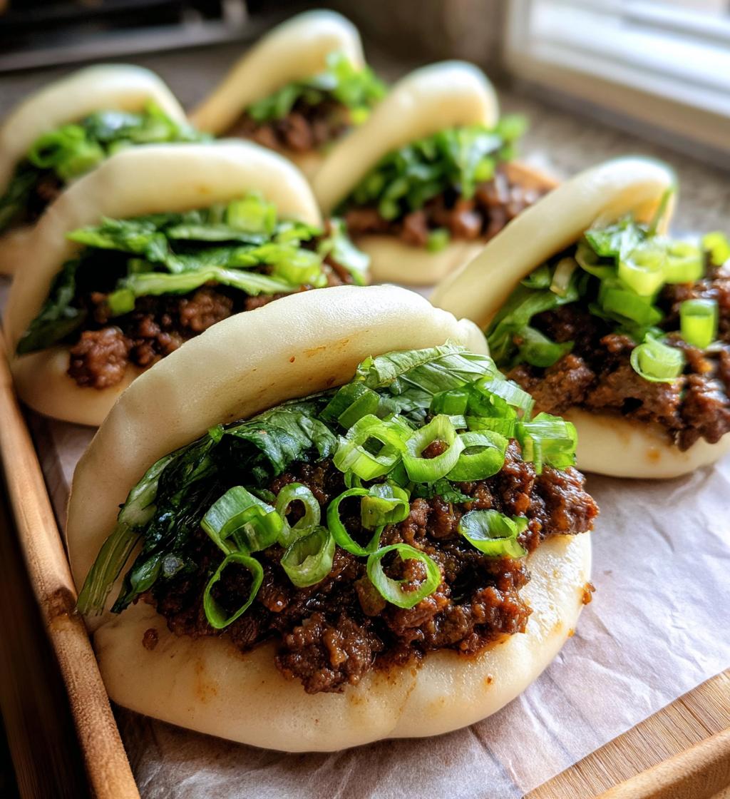tender beef bao buns
