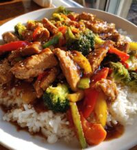 teriyaki chicken stir fry