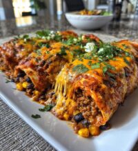 tex mex beef enchiladas