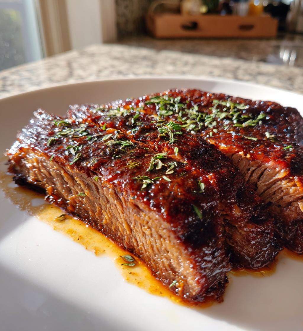 texas style brisket in the oven
