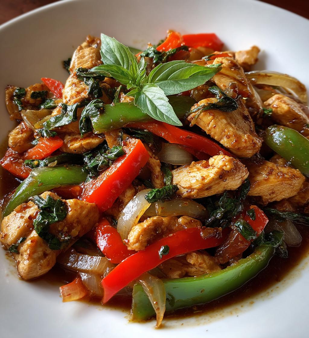 thai basil chicken