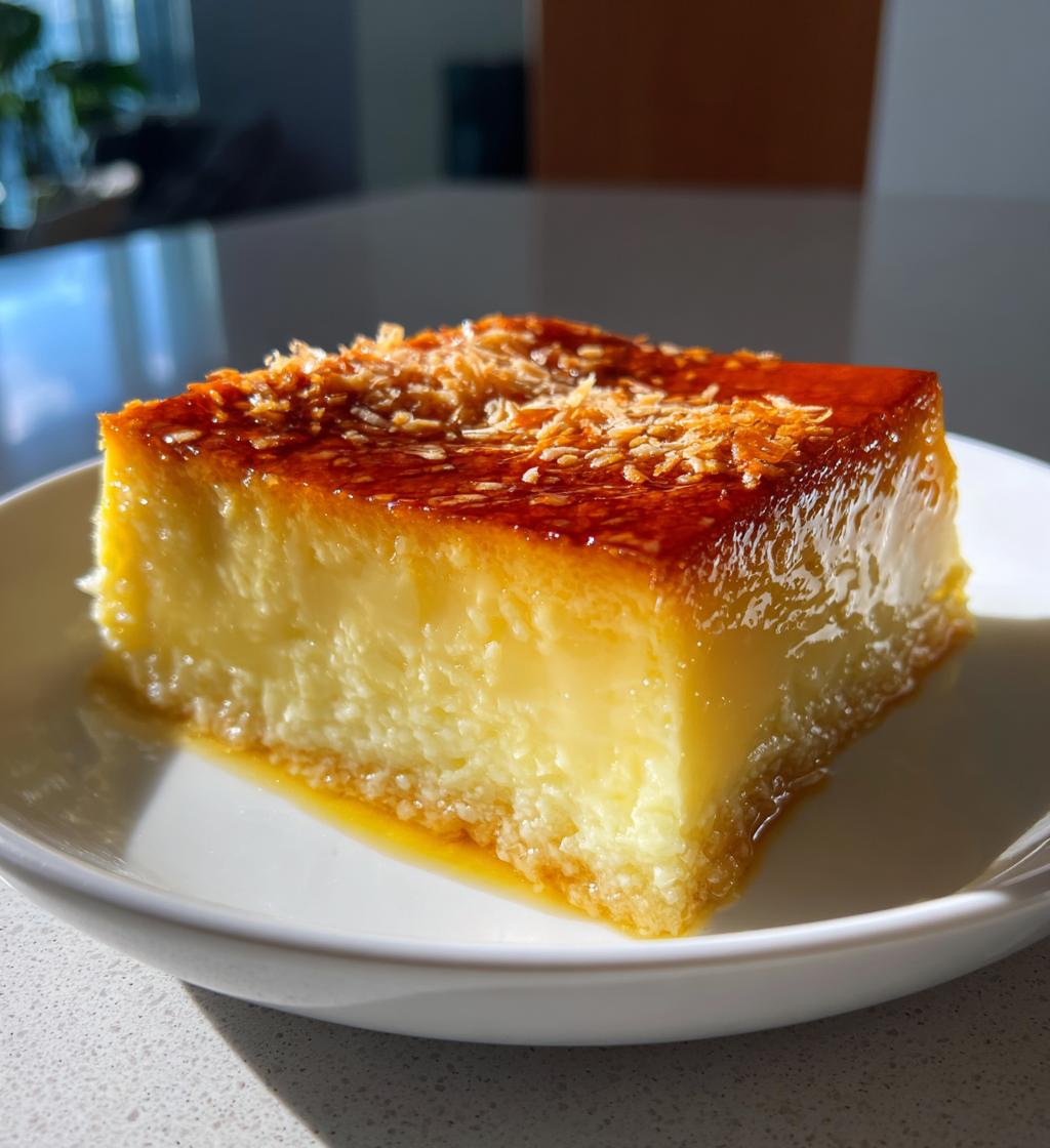 thai coconut custard - detail 1