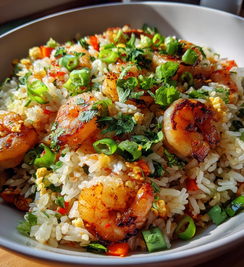 thai shrimp fried rice - detail 1