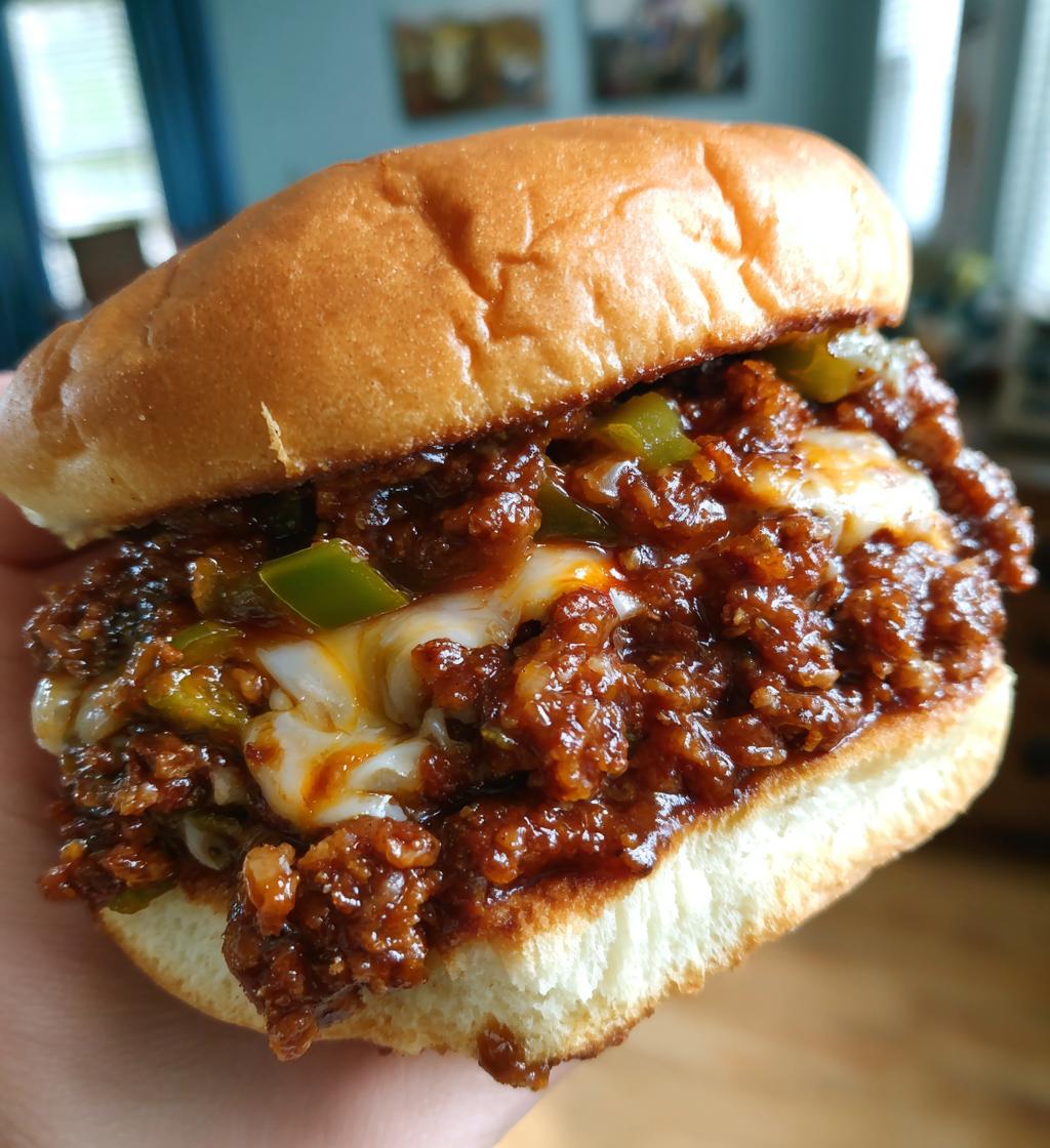the ultimate steakhouse burger sloppy joes - detail 1