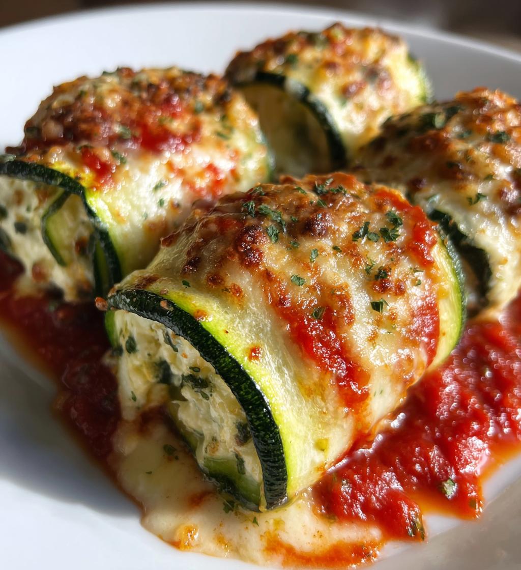 three cheese zucchini rollatini